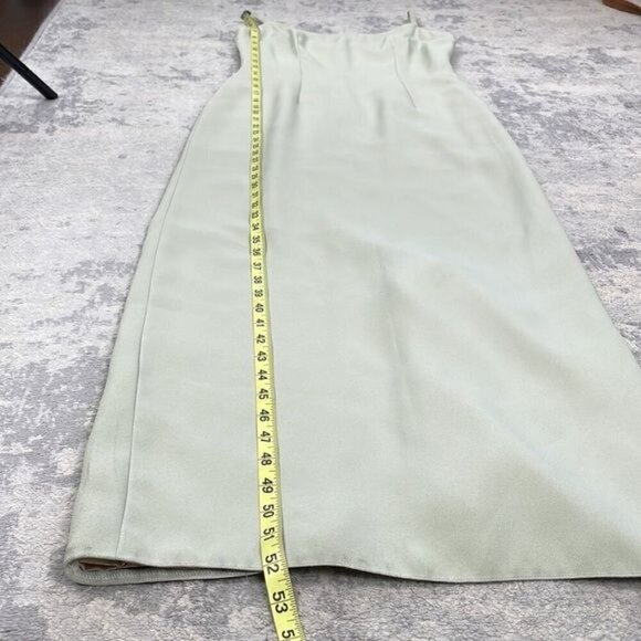 Watters and Watters Mother of the Bride Midi Dress Gown Bolero Pastel Green Sz 4 - Picture 6 of 13